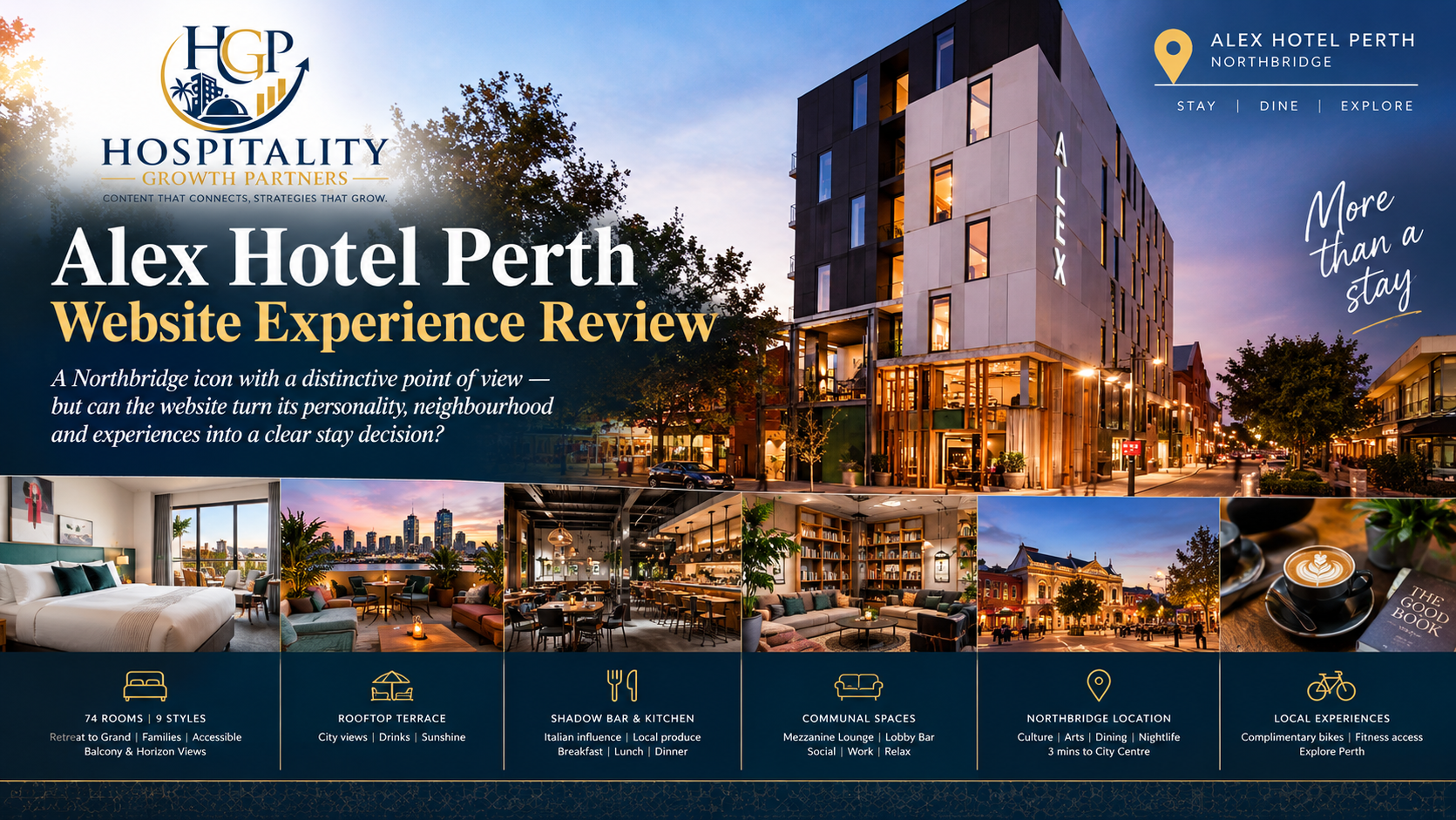  Alex Hotel Perth in Northbridge — HGP Website Experience Review