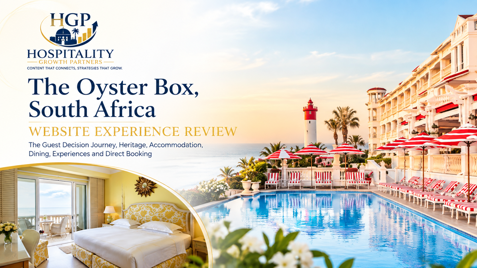 The Oyster Box South Africa website experience review by Hospitality Growth Partners