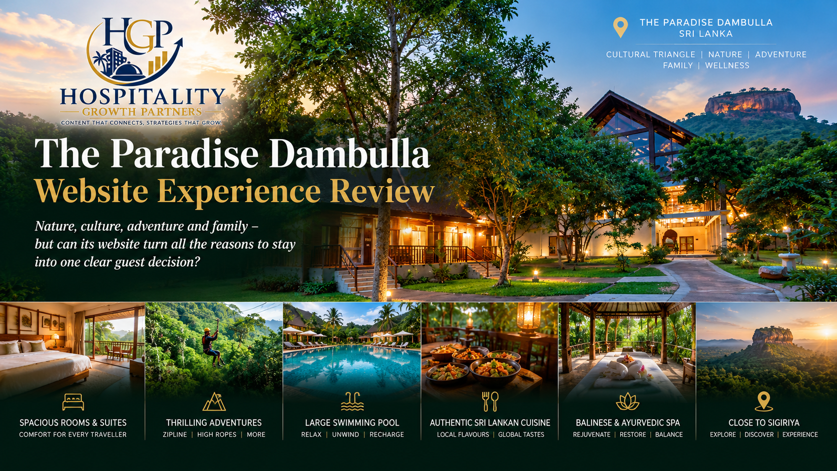 The Paradise Dambulla Website Experience Review
